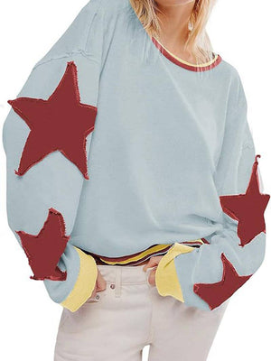 Star Patchwork Pullover