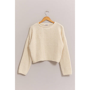 Rolled Edge Sweater