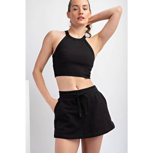 FRENCH TERRY SHORT SKORT