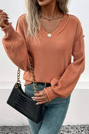 Simple Stylish Long-Sleeved Sweater