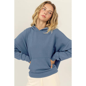 HOODED PULLOVER WITH KANGAROO POCKET